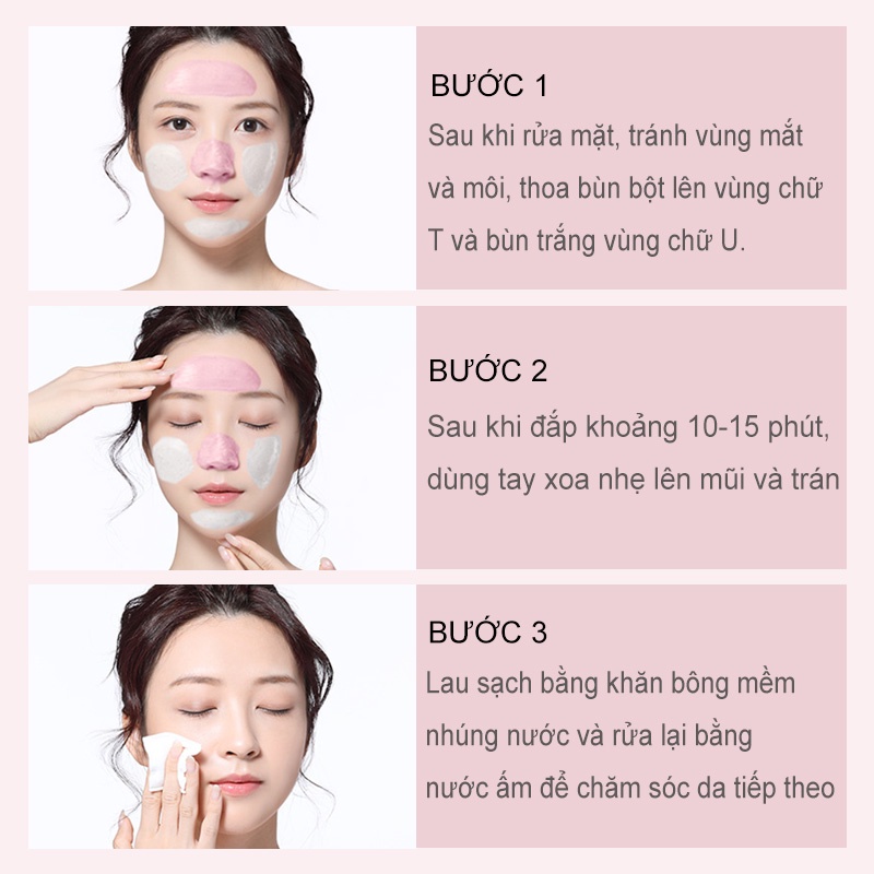 CYCY 2 in 1 Làm mờ tàn nhang mặt nạ làm trắng axit trái cây, nuôi dưỡng làn da,làm sạch sâu,giảm nếp nhăn,đường nhăn