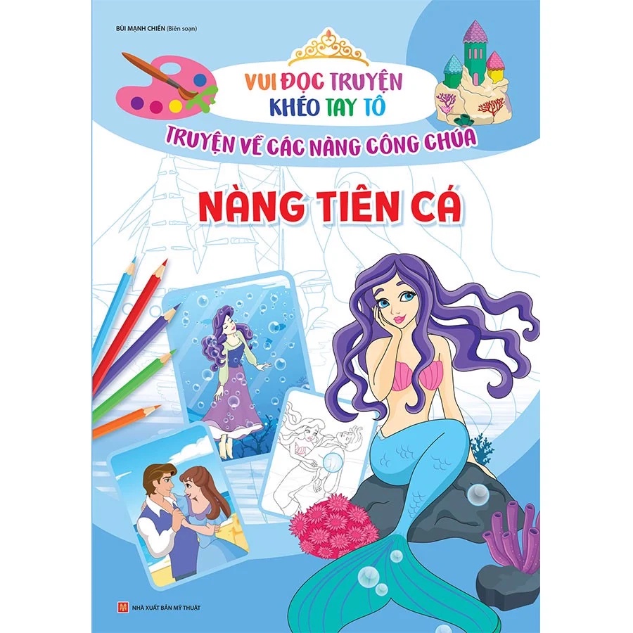 Sách - Vui Đọc Truyện Khéo Tay Tô - Nàng Tiên Cá - 8936067606737