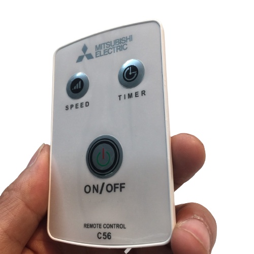 Tay điều khiển từ xa quạt trần Mitsubishi C56-RQ dùng điều khiển cho quạt trần 4 cánh và 5 cánh Mitsubishi