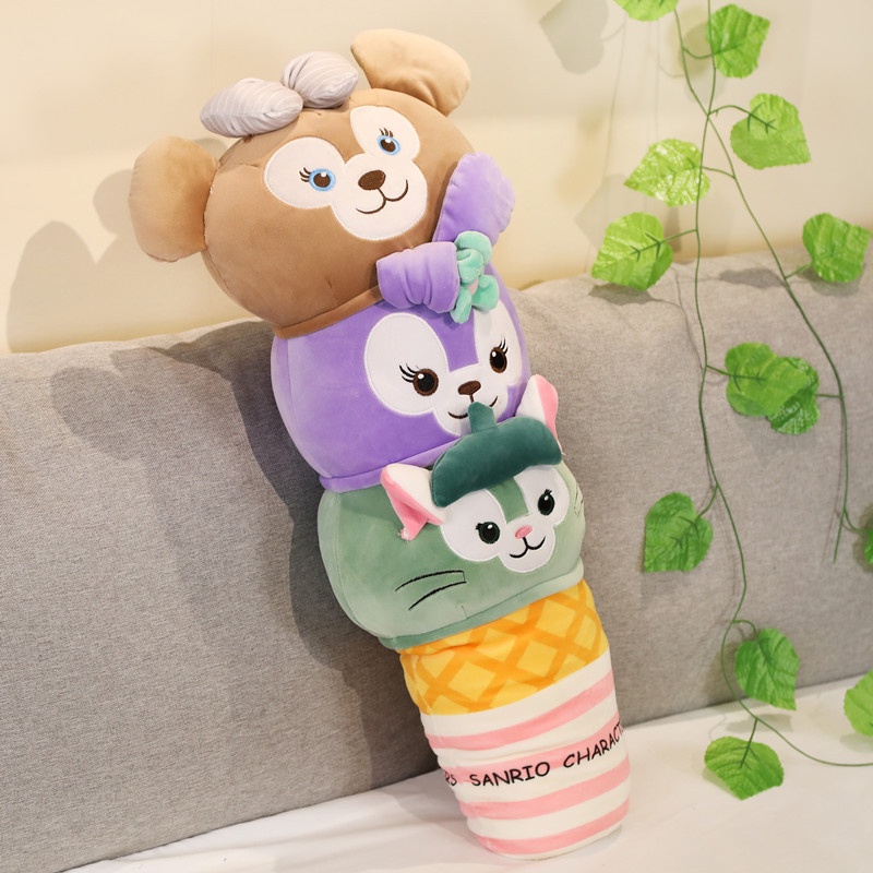SANRIO Gối Ôm Nhồi Bông Dài 70CM Hình Mèo Hello Kitty Kuromi Cinnamon Stella Duffy Nhật Bản Đáng Yêu