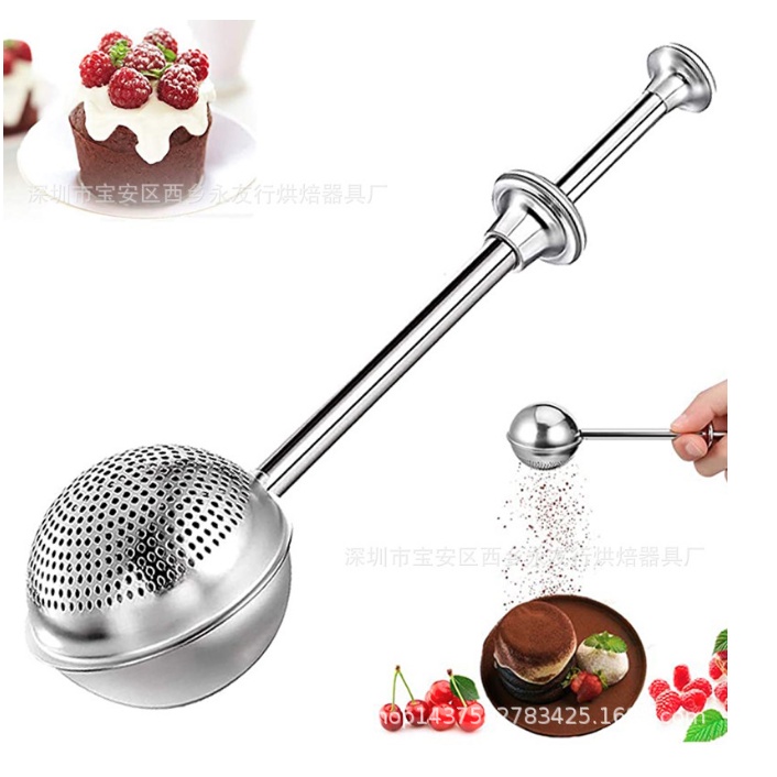 Rắc socola, inox 304 sáng bóng