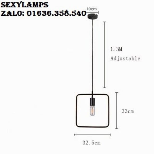 COMBO 5 HÌNH HỌC (TẶNG 5 BÓNG LED EDISON)