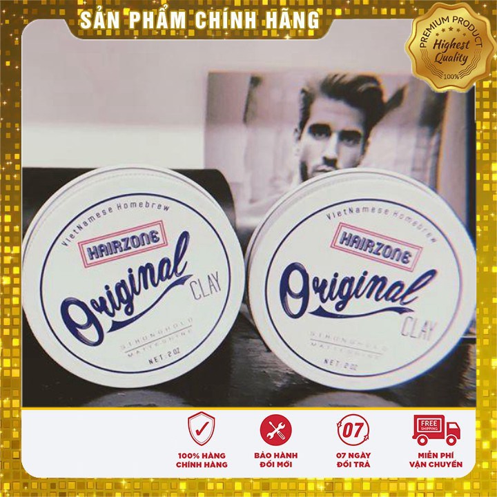 Sáp Vuốt Tóc ORIGINAL CLAY HAIRZONE 56G .