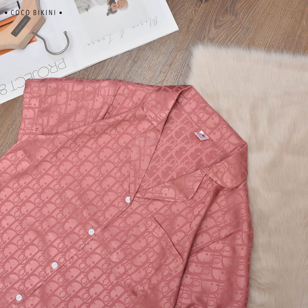 𝑪𝑶𝑪𝑶 𝑩𝑰𝑲𝑰𝑵𝑰 Bộ Đồ Ngủ - Đồ Mặc Nhà Lụa Gấm ( HCC800 ) | BigBuy360 - bigbuy360.vn