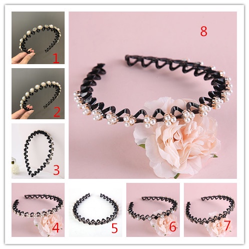 Băng đô đính ngọc trai thời trang Hàn Quốc cho nữ