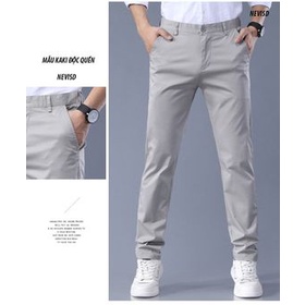 quần kaki nam co giãn