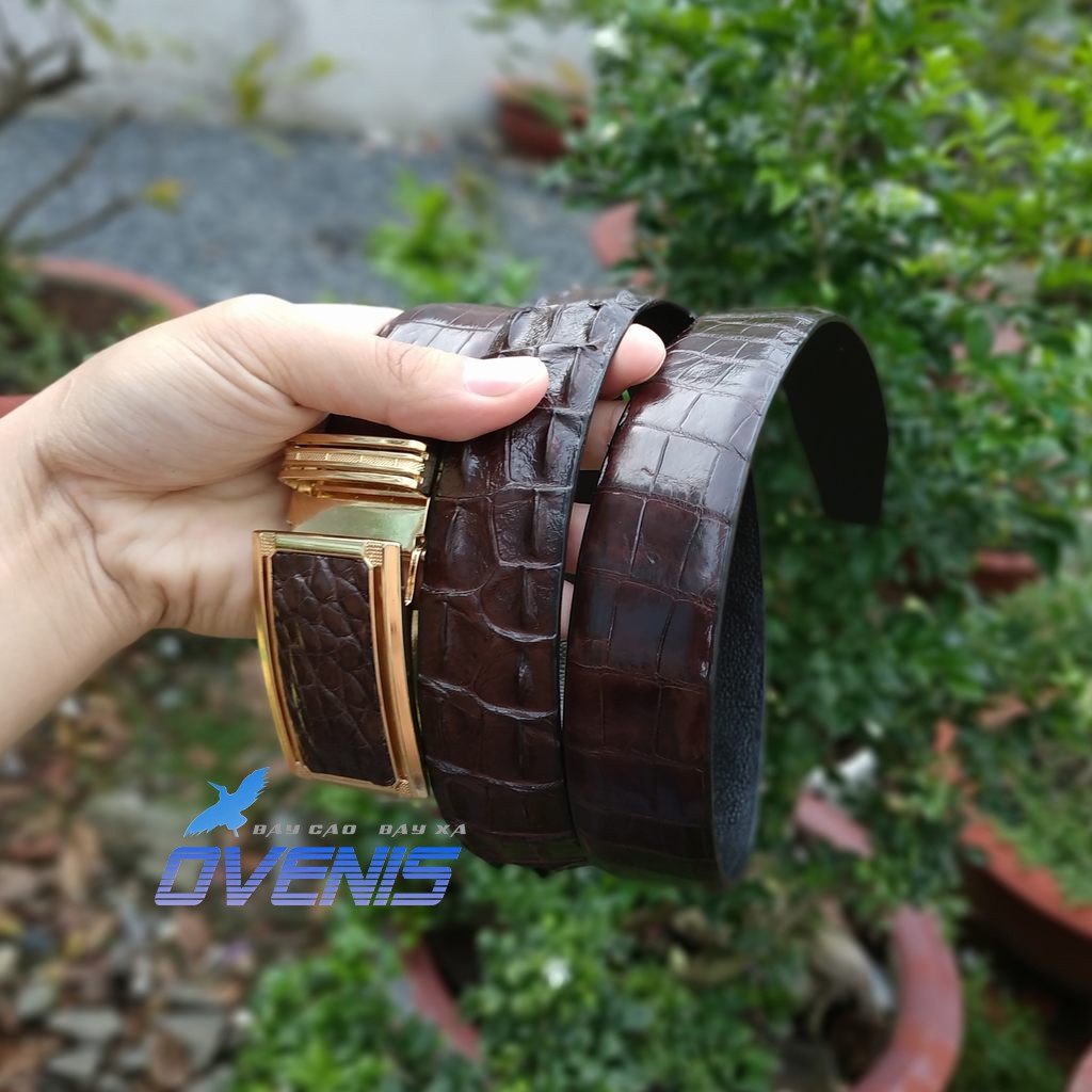 Thắt Lưng Nam Da Cá Sấu. Gai Lưng Rất Đẹp!