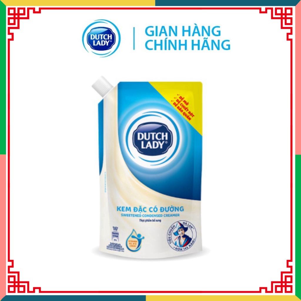 Kem đặc có đường Dutch Lady dạng túi 560g ( Đại lý Ngọc Toản)