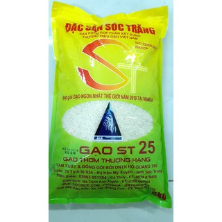 Gạo Thơm ST25 - Túi 5kg (Top 1 gạo ngon nhât thế giới năm 2019)