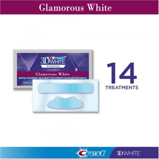 Hộp 14 cặp dán trắng răng Crest 3D White Glamorous White