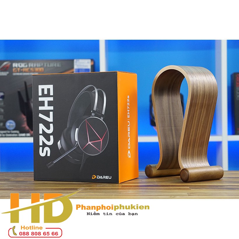 Tai nghe Dareu EH722s Black -BH chính hãng 12 tháng