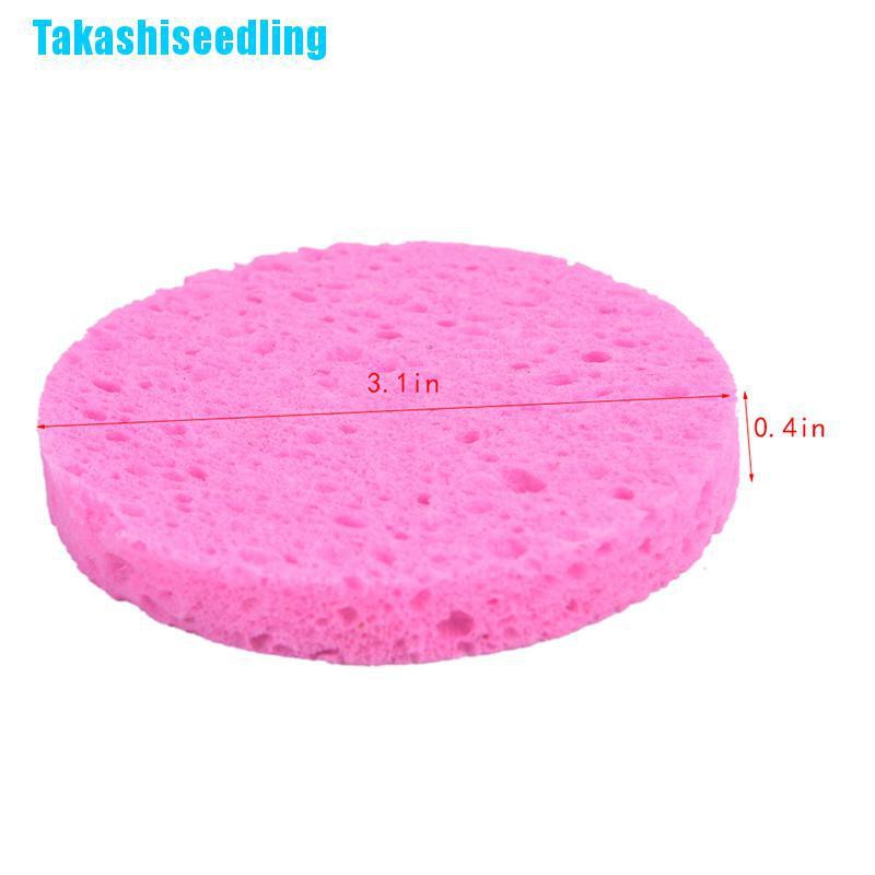 Miếng Bọt Biển Rửa Mặt Hình Tròn Tiện Lợi