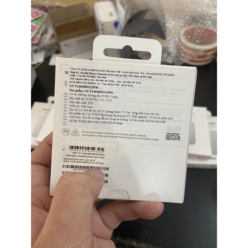 Đế sạc Nhanh Samsung ❤FreeShip❤ EP-P1300 Mẫu 2021 Mới Nhất Chuẩn Qi 9w Chính Hãng