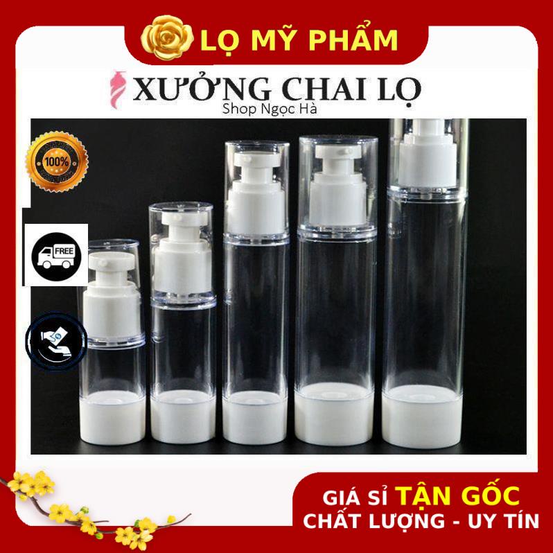 Chai Chiết Mĩ Phẩm ❤ GIÁ TỐT NHẤT ❤ Chai nhựa xịt giọt hút chân không 30ml chiết mỹ phẩm , phụ kiện du lịch