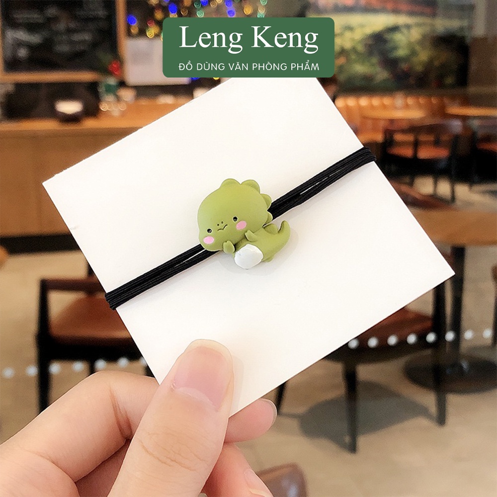 Dây buộc tóc trang trí văn phòng phẩm Leng Keng phong cách Hàn Quốc cột tóc nữ DT28