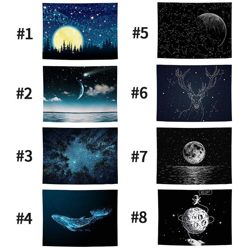 Thảm Treo Tường Trang Trí Phòng Ngủ Phong Cách Bắc Âu