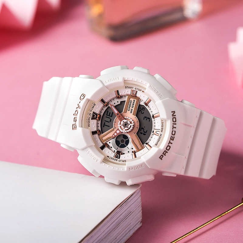 Đồng Hồ Nữ Casio Dây Nhựa BABYG BA-110RG-7ADR Chính Hãng