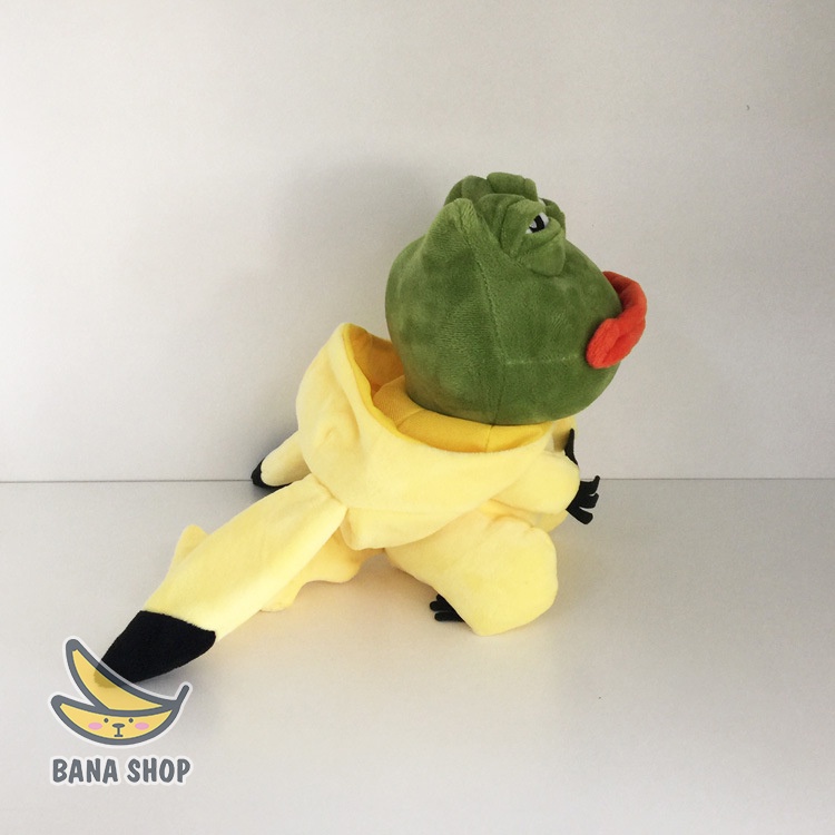 Gấu bông ếch xanh sad frog Pepe mặc áo pikachu vàng siêu bựa dành cho vozer