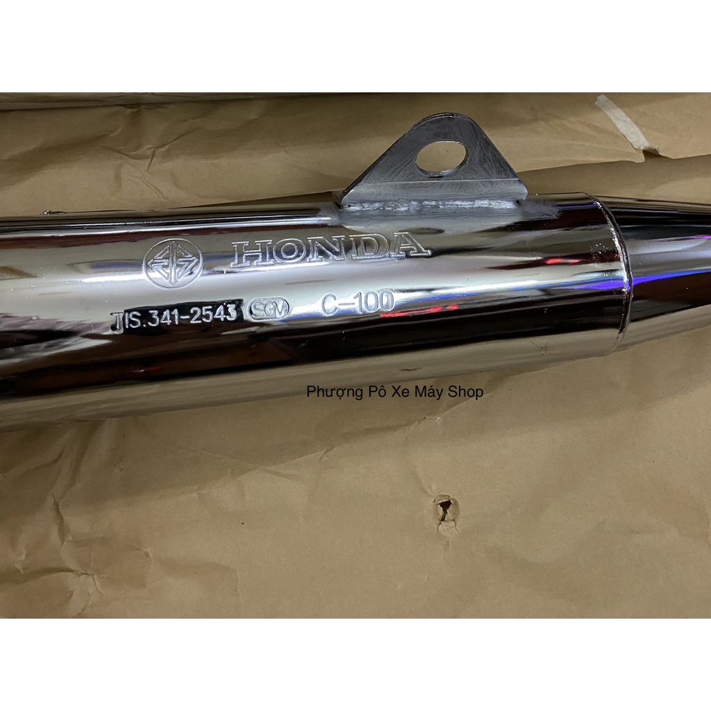 Pô dream 2543 đít xéo móc Căng tiếng chuẩn dành cho dream 50-100/cub/67/wave 50/wave nhỏ