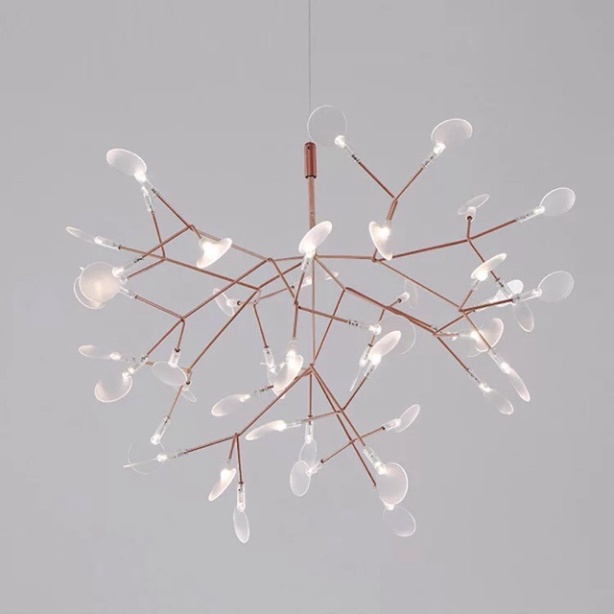 Đèn thả chùm hera 45 lá , trang trí phòng khách, phòng ăn sang trọng, tặng kèm bóng led, bảo hành 2 năm ĐÔ THÀNH LIGHT