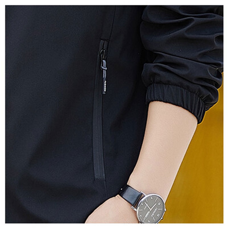 Áo Khoác Bóng Chày Màu Trơn Thời Trang Cho Nam