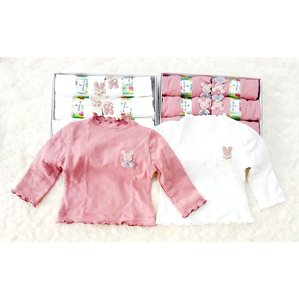Áo hộp thu đông giữ nhiệt, áo mặc trong váy cho bé(7-18kg)