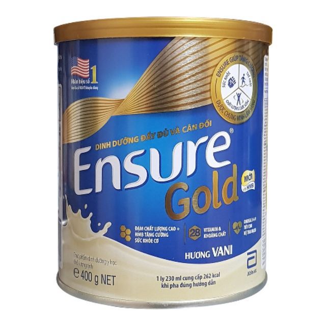 Sữa bột Ensure Gold Vani (HMB) 400g