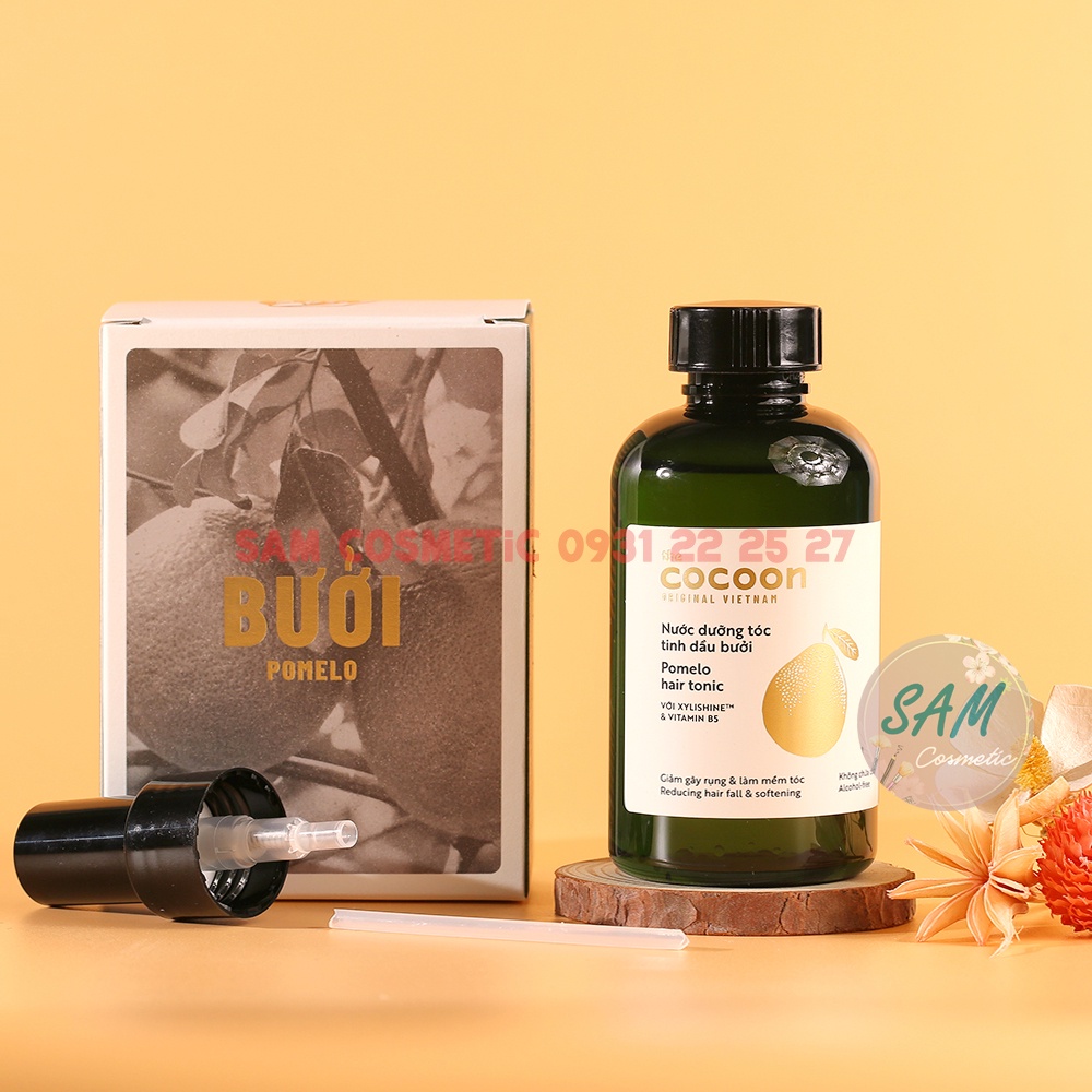 Nước Dưỡng Tóc Tinh Dầu Bưởi Cocoon Pomelo Hair Tonic 140ml