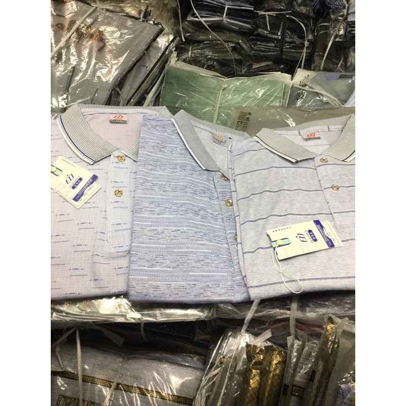 Combo 3 áo thun cotton giấy mỏng Nam Trung Niên dài tay | BigBuy360 - bigbuy360.vn