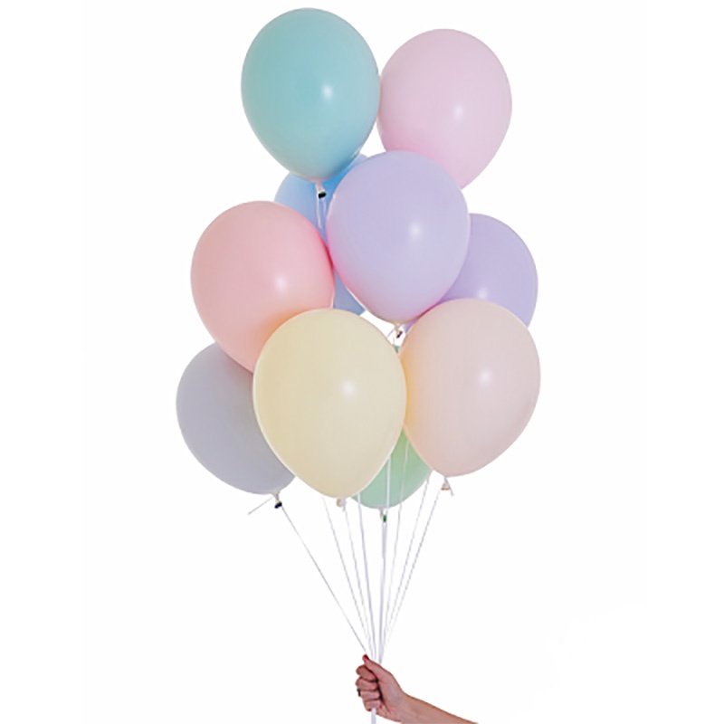 10 quả bong bóng pastel 10inc