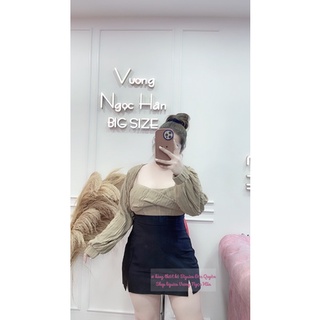 ( 60kg => 82kg BIGSIZE ) SET ÁO DÂY KÈM KHOÁC GÂN XỐP