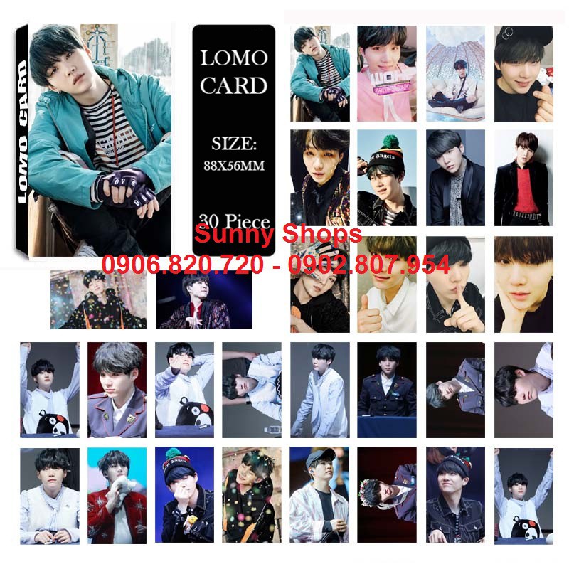 Lomo card hình Suga BTS | BigBuy360 - bigbuy360.vn