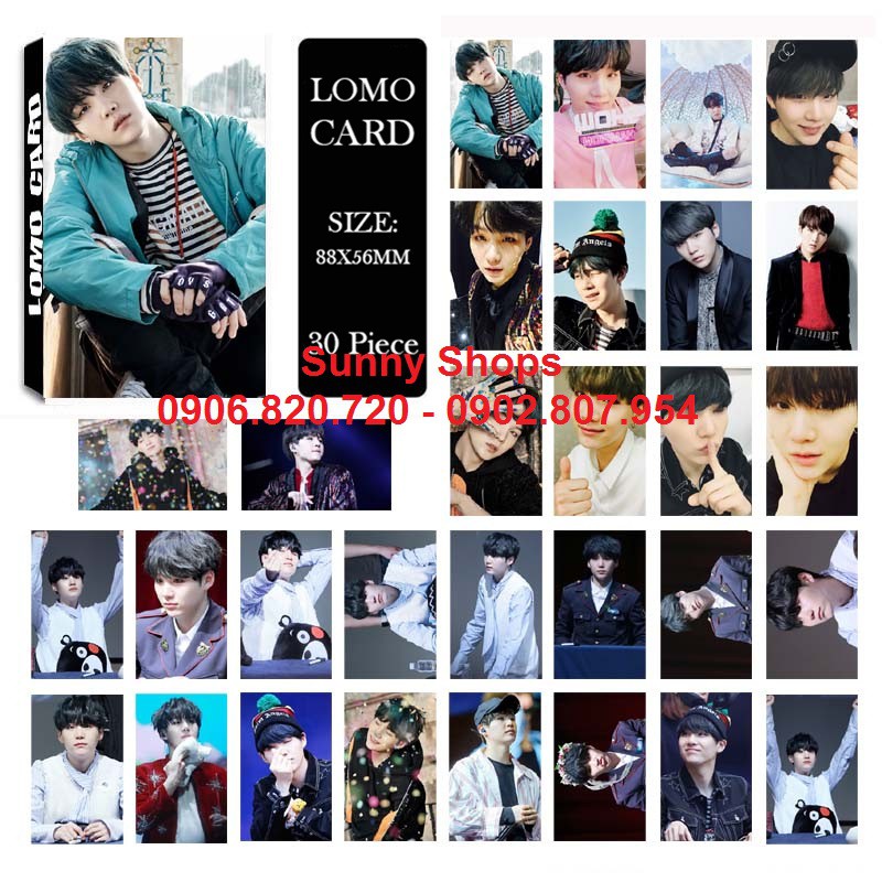 Lomo card hình Suga BTS