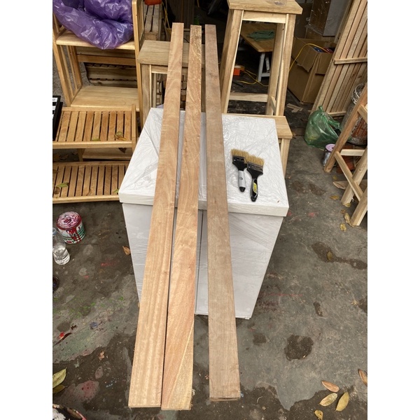 Thang giường gỗ cây tự nhiên đủ cỡ