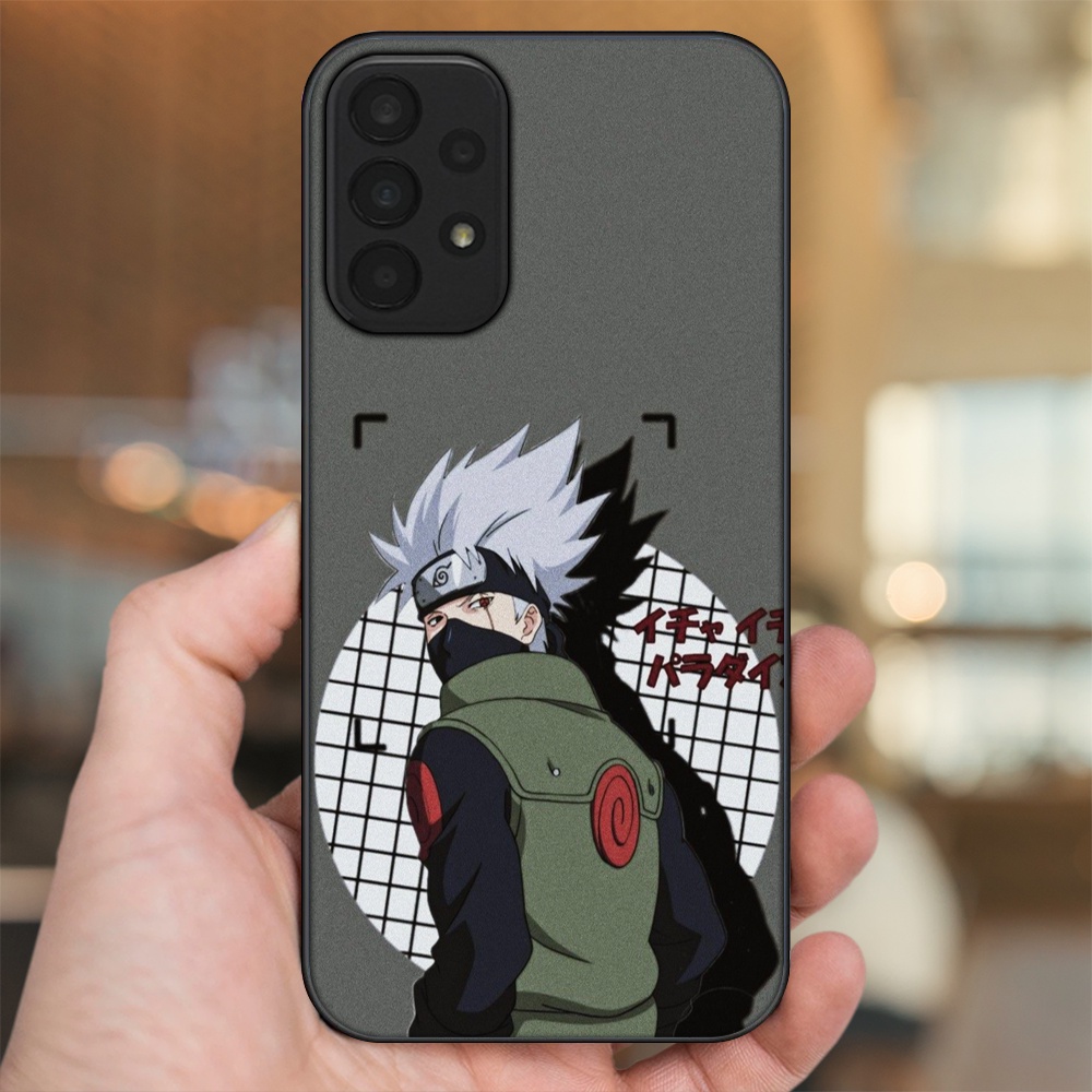 Ốp lưng Samsung A23 viền đen in hình Hatake Kakashi Naruto