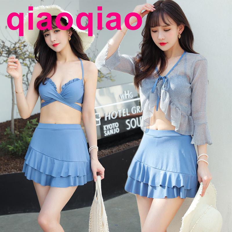 Bộ Đồ Bơi Hai Mảnh Kèm Áo Khoác Ngoài Thời Trang 2021 | BigBuy360 - bigbuy360.vn
