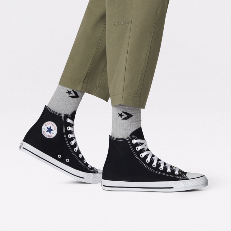 Chuck Taylor Classic Black High | Giày Converse Canvas Đen Cổ Cao M9160C
