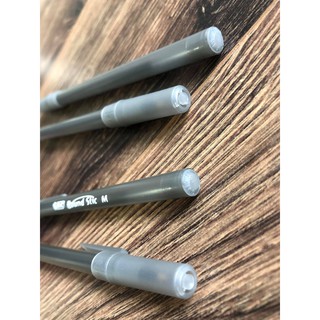 4 bút BIC đen round stic M pen tapping