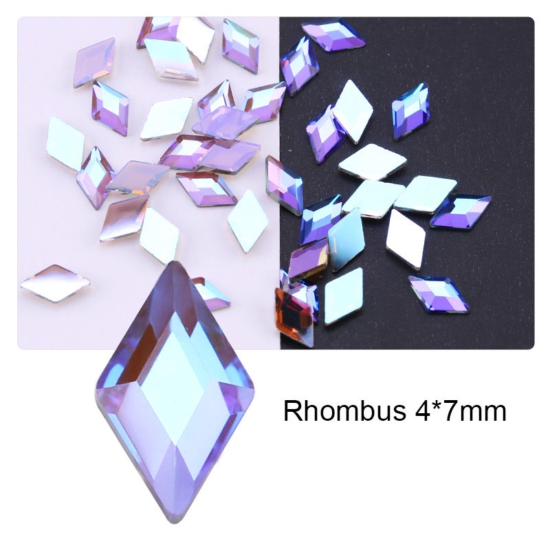Bộ 50 HạT ĐíNh Trang Trí MóNg HìNh MũI Tên 3D