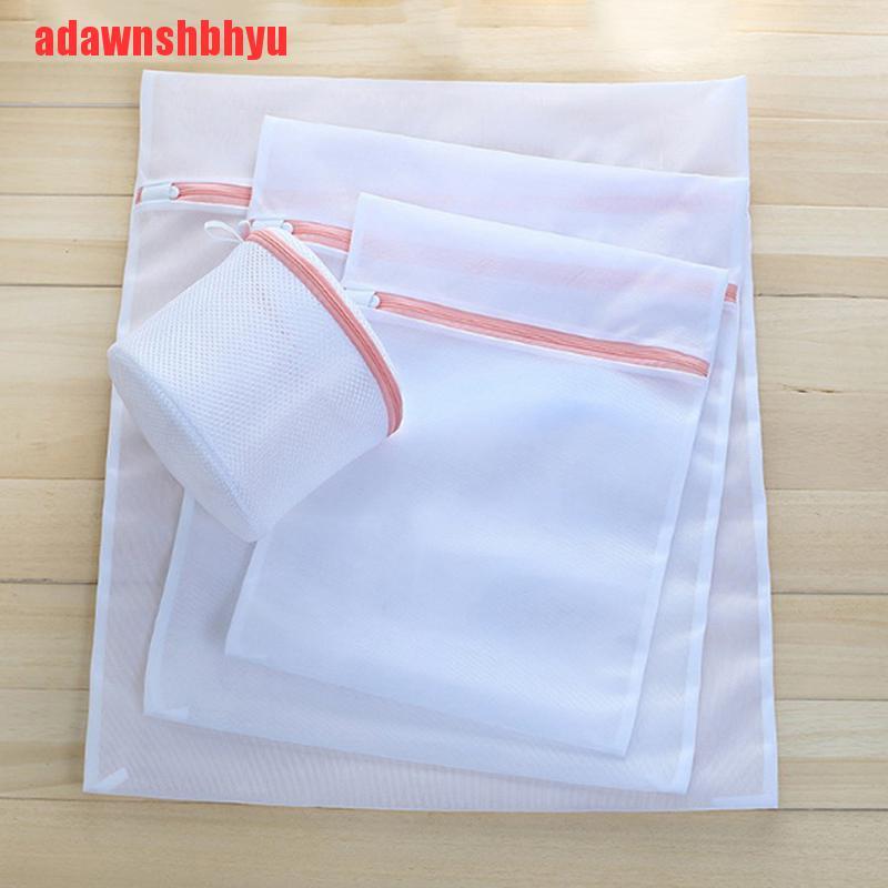 Túi lưới giặt đồ lót vớ có khóa kéo sử dụng trong máy giặt