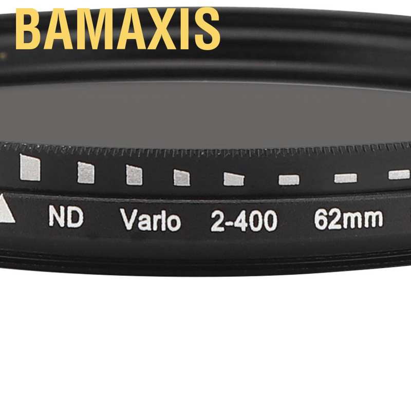 Bamaxis Junestar 62MM Neutral Density Lens ND Filter for Canon/Nikon/Sony/Fujifilm Camera