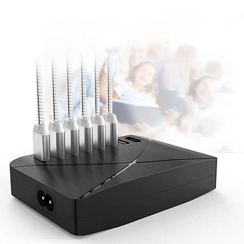 Nama Ổ Cắm Sạc Nhanh 8 Cổng USB 5A 2.4A