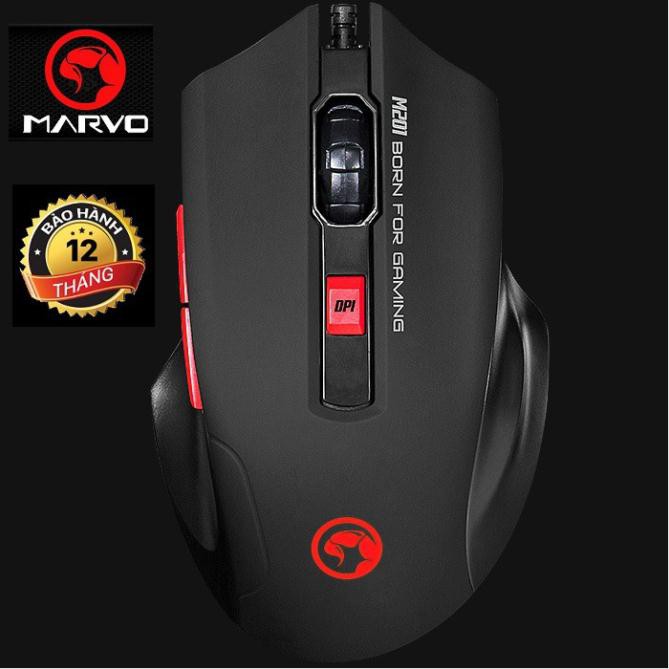 [BH 12 Tháng] Chuột Marvo Gaming 201 Led 7 Màu Cực Đẹp Cho Game Thủ