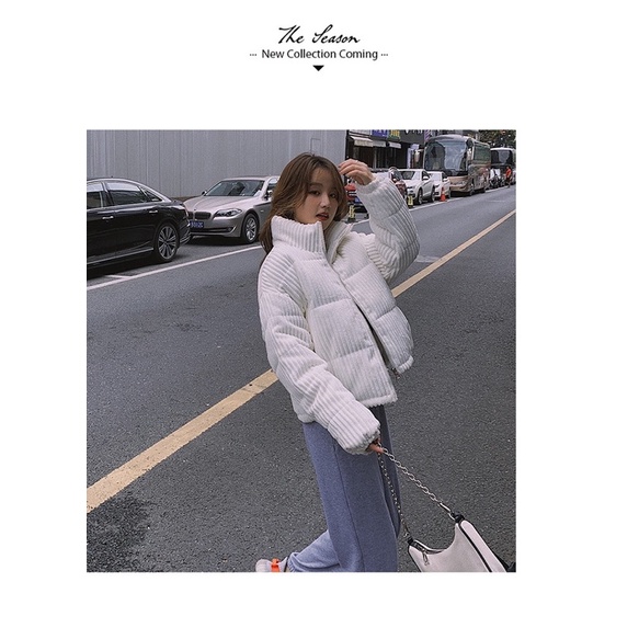 Áo khoác nhung tăm siêu ấm