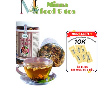 Trà gạo lứt xạ đen, Trà gạo lứt thảo mộc giảm cân, thanh lọc cơ thể 500Gr MINNA