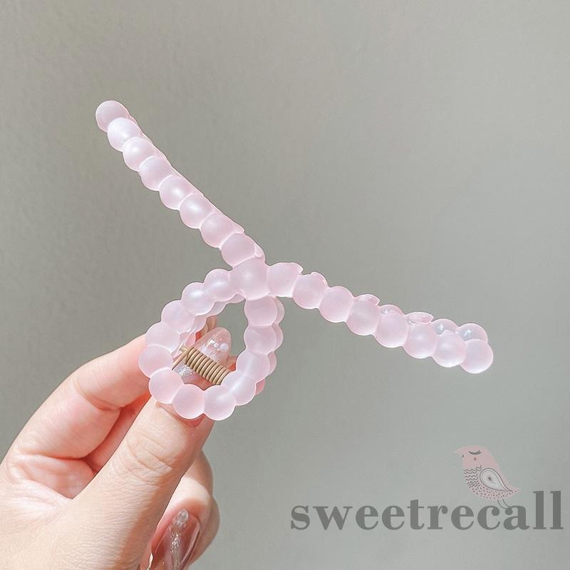 Kẹp tóc càng cua màu vàng/ trắng/ hồng/ xanh dương chống trượt cao cấp dành cho nữ