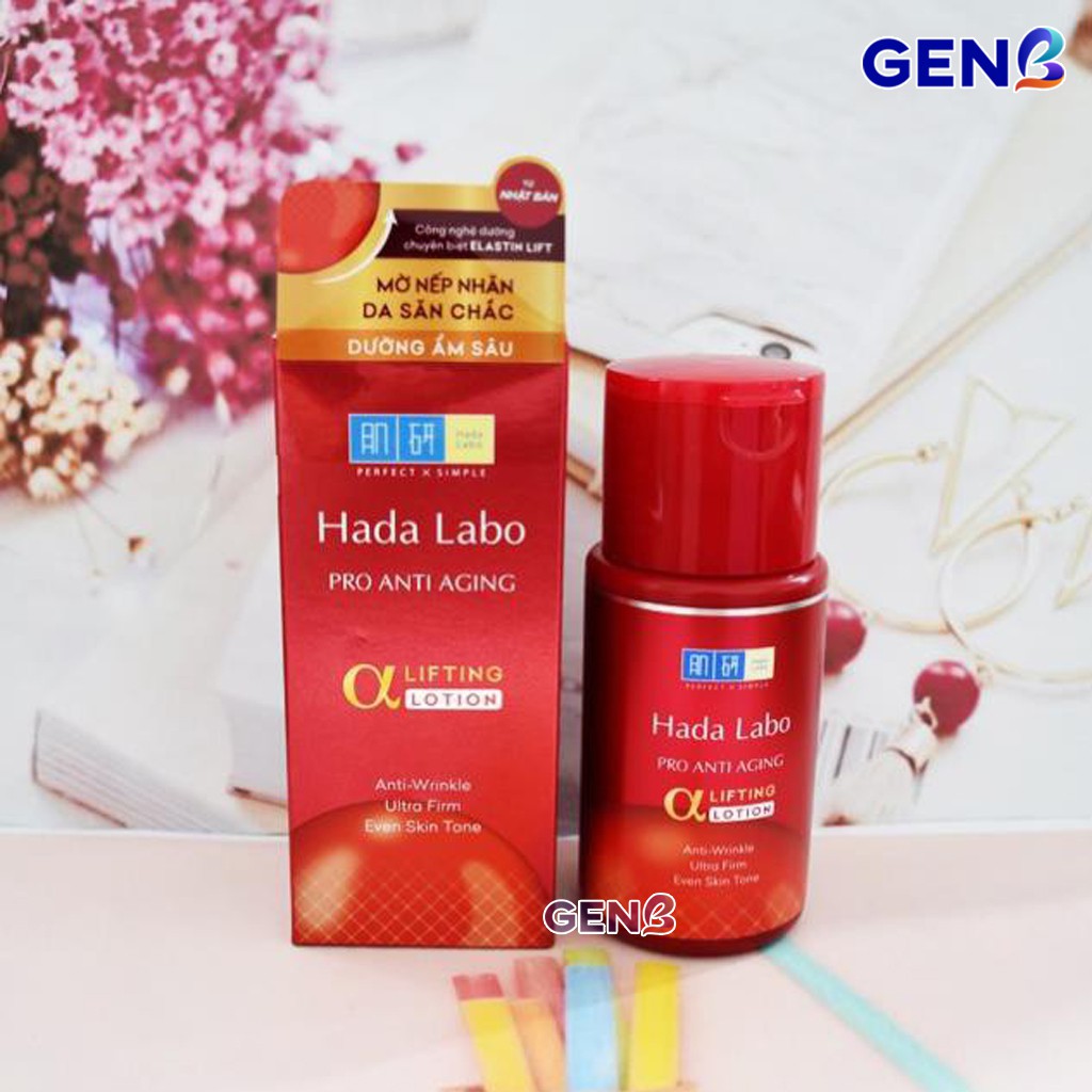 Dung Dịch Dưỡng Chống Lão Hóa Hada Labo Pro Anti Aging Lifting Lotion Kem Dưỡng Ẩm CHỐNG Nếp Nhăn CHÍNH HÃNG ROHTO GENB