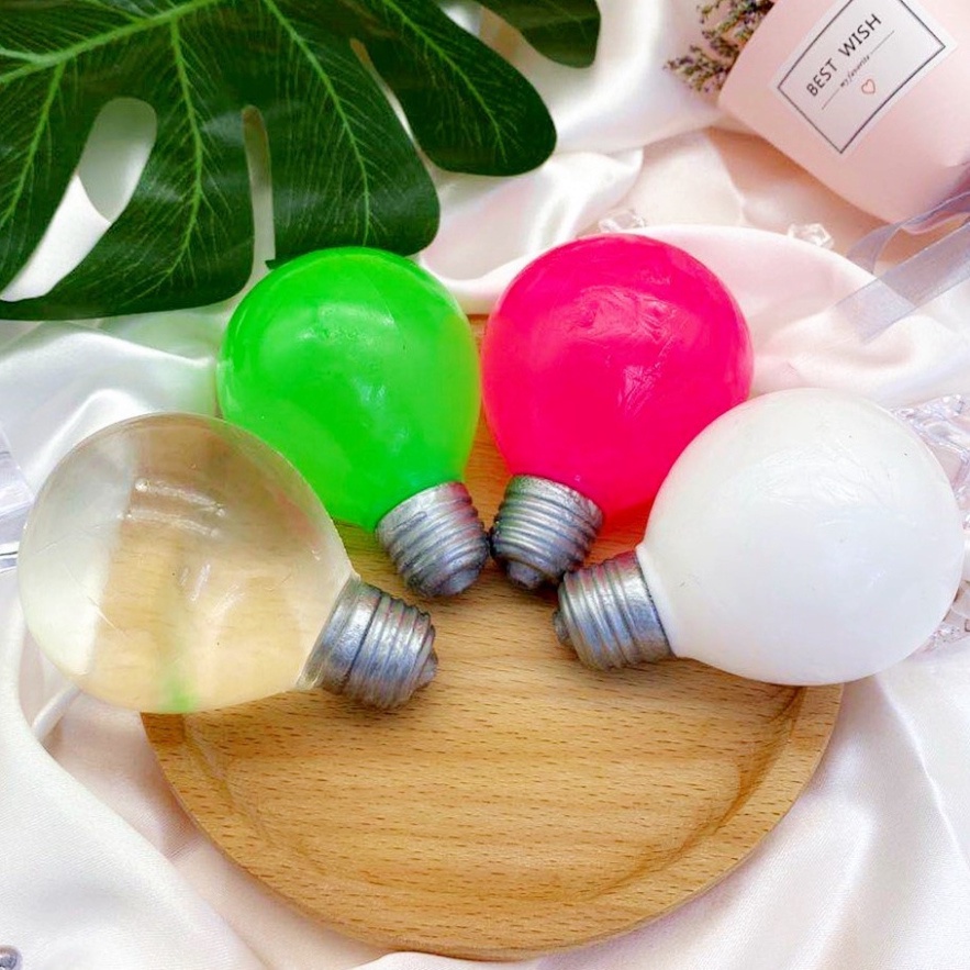 Squishy Gudetama hình cái Bóng Đèn Nhiều Màu độc đáo dễ thương bóp xả stress hiệu quả