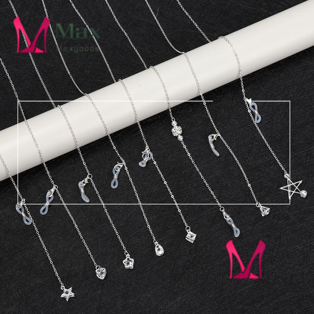 Dây Xích Kim Loại Giữ Mắt Kính Chống Trượt Phong Cách Thể Thao Thời Trang Cho Nam Và Nữ