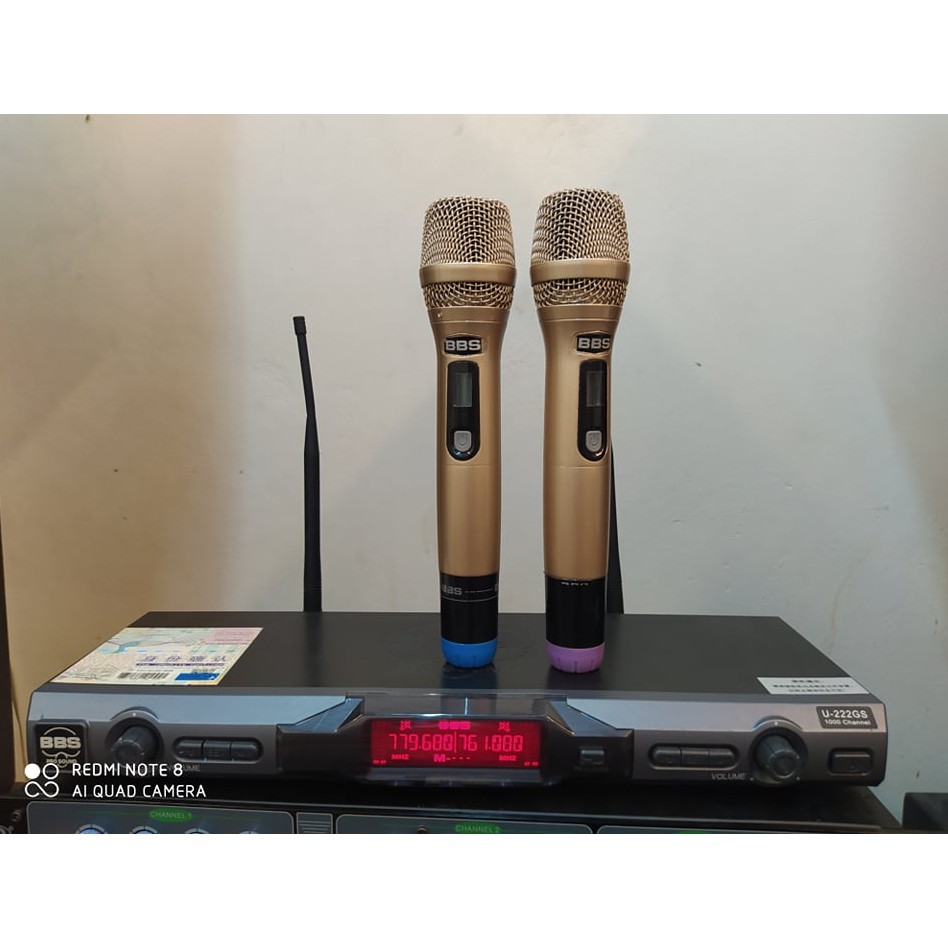Bộ Mic bãi BBS 220GS không dây cao cấp